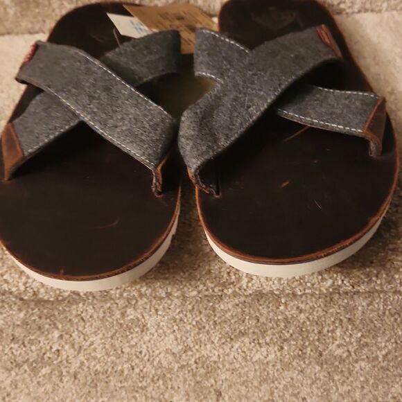 Reef Men\'s Voyage Crossover Brown & Gray Sandals Size 10 NWT main image 7